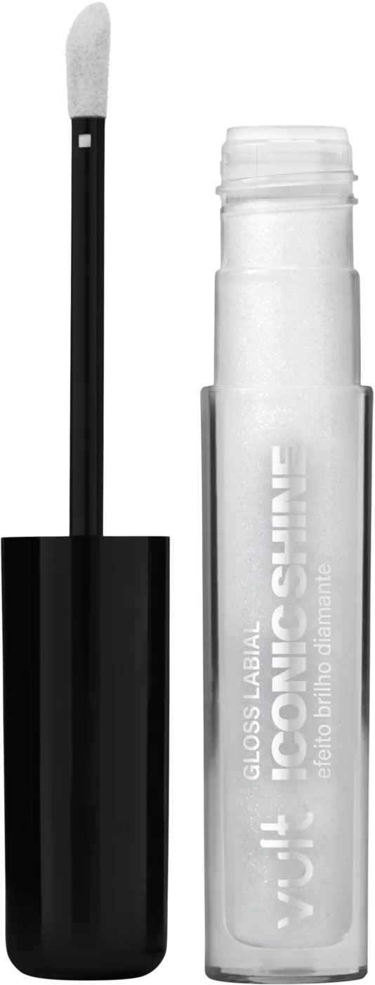 Gloss labial Vult Iconic Shine 401 Diamante Vai Com Tudo